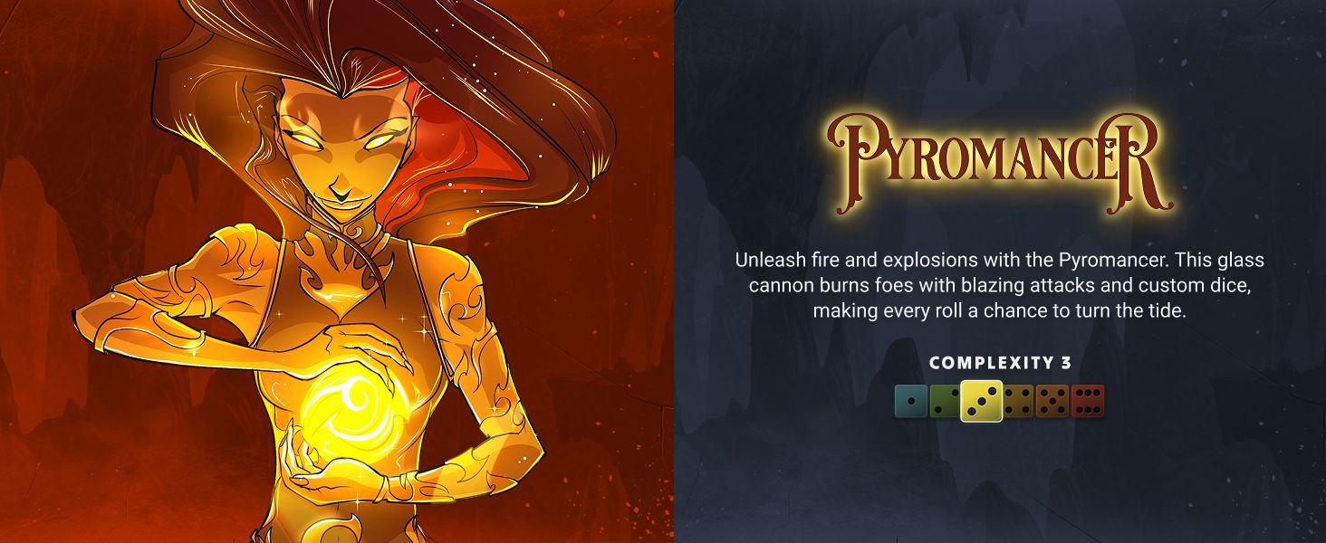 Разширение за настолна игра Dice Throne: Pyromancer Hero Pack