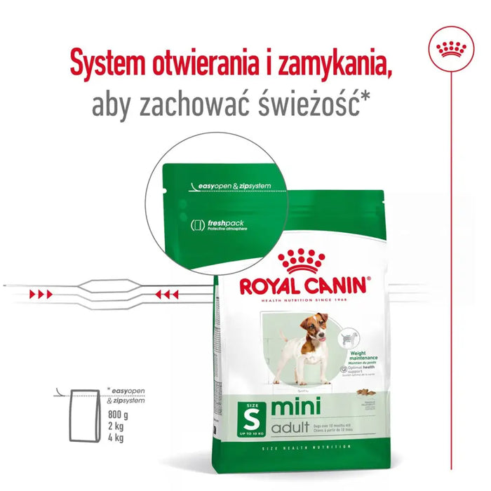 ROYAL CANIN Adult Mini S - суха храна за кучета - 4кг