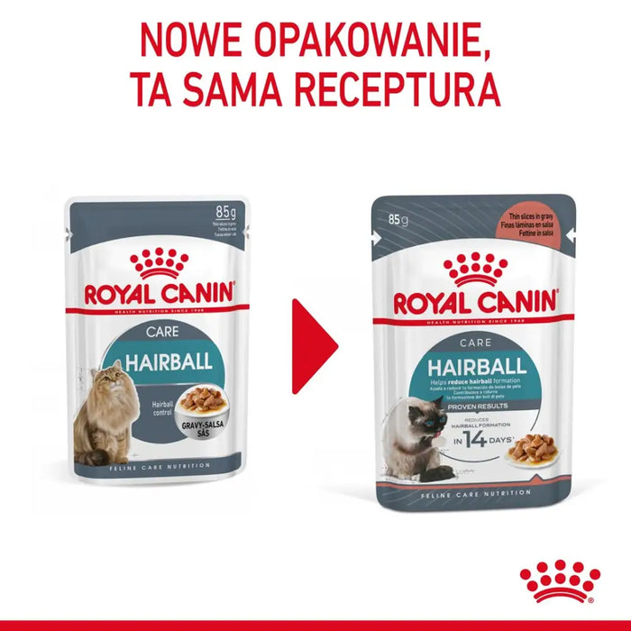 ROYAL CANIN FCN Hairball Care chunks in gravy - мокра храна