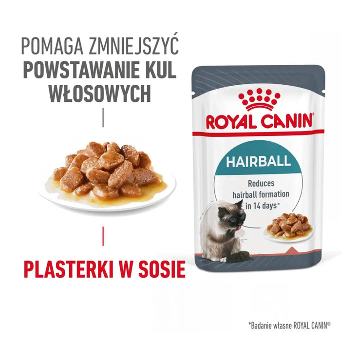 ROYAL CANIN FCN Hairball Care chunks in gravy - мокра храна
