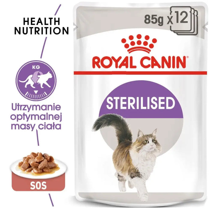 ROYAL CANIN FHN Sterilised in sauce - мокра храна