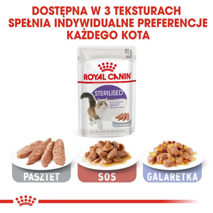 ROYAL CANIN FHN Sterilised in sauce - мокра храна