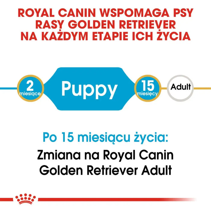 ROYAL CANIN Golden Retriever Puppy суха храна за кучета 12