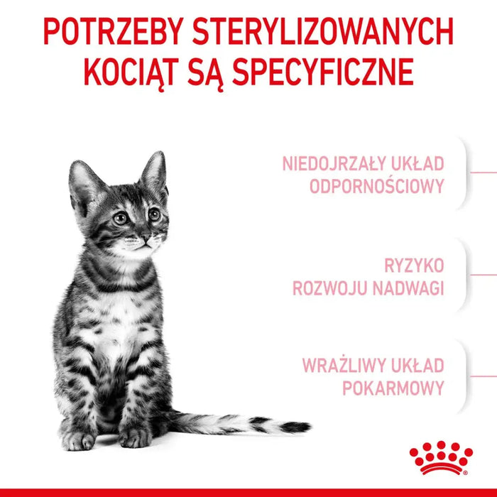 Royal Canin Kitten Суха храна за стерилизирани котки 3,5 кг
