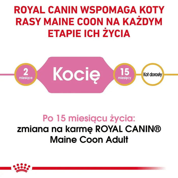 ROYAL CANIN Maine Coon Kitten- суха храна за котки - 4 кг