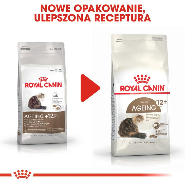 Royal Canin Senior Ageing 12 + Суха храна за котки Птици