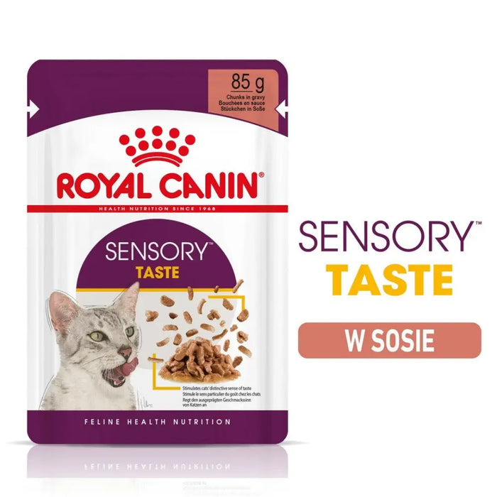 ROYAL CANIN Sensory Taste - мокра храна за котки - 12x85