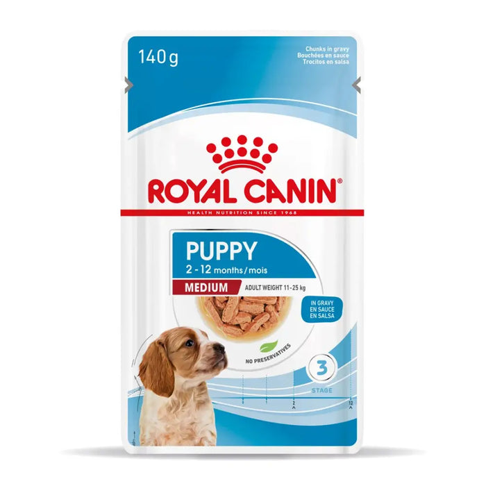 ROYAL CANIN SHN Medium Puppy in sauce - мокра храна