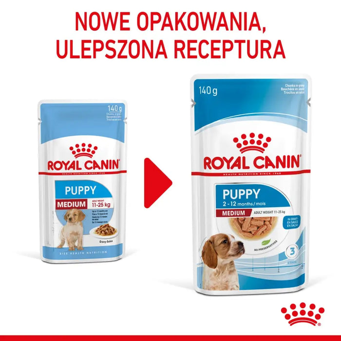 ROYAL CANIN SHN Medium Puppy in sauce - мокра храна