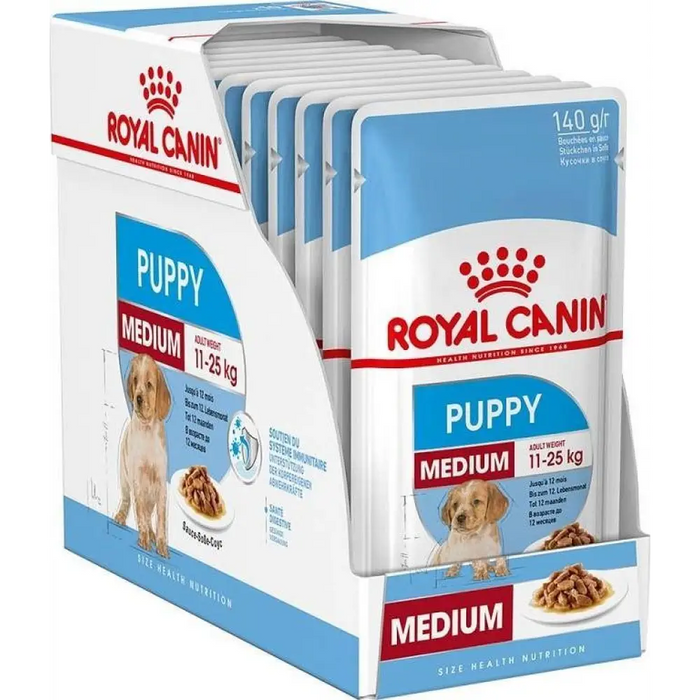 ROYAL CANIN SHN Medium Puppy in sauce - мокра храна