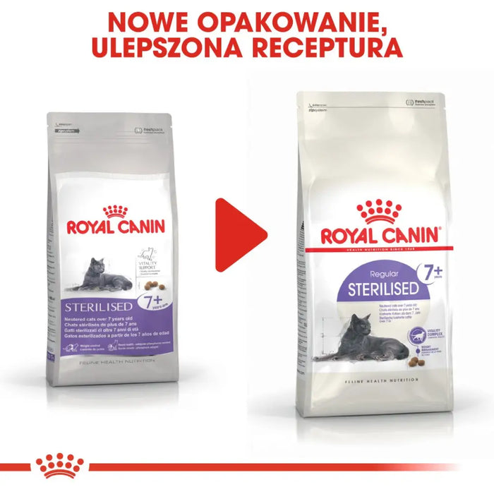 ROYAL CANIN Sterilized 7 + - суха храна за котки - 10 кг