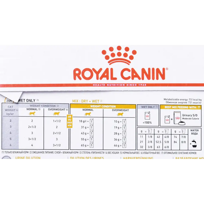 ROYAL CANIN Urinary S/O Moderate Calorie - мокра храна