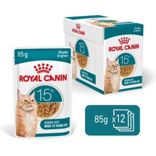 ROYAL CANIN Зряла 15+ Парчета в сос - мокра храна за котки