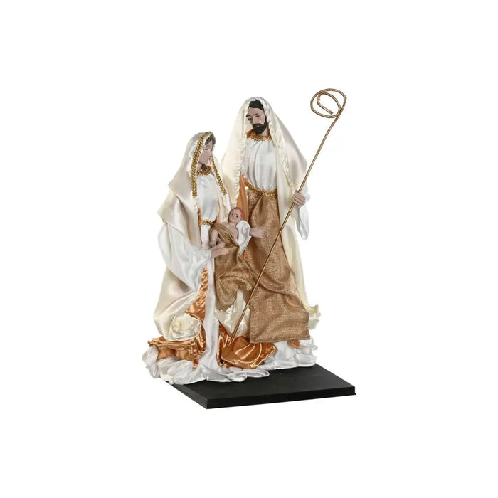 Рождествена Коледна Сцена Home ESPRIT Бял Златен 27 x 24 x