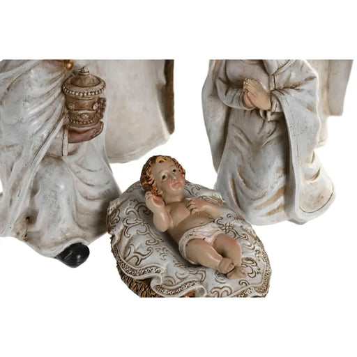 Рождествена Коледна Сцена Home ESPRIT Бял Смола 8 x 6 x 19