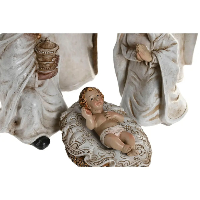 Рождествена Коледна Сцена Home ESPRIT Бял Смола 8 x 6 x 19