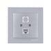 РОЗЕТКА RJ45 CAT.5E СРЕБРО NILSON ALEGRA