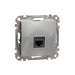 РОЗЕТКА ИНТЕРНЕТ RJ45 АЛУМИНИЙ SCHNEIDER SEDNA (SDD113461)