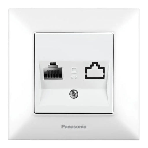 РОЗЕТКА КОМП. CAT5E БЯЛ PANASONIC Arkedia Slim
