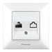 РОЗЕТКА КОМП. CAT5E БЯЛ PANASONIC Arkedia Slim
