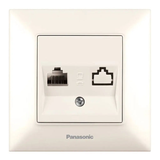 РОЗЕТКА КОМП. CAT5E КРЕМ PANASONIC Arkedia Slim