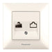 РОЗЕТКА КОМП. CAT5E КРЕМ PANASONIC Arkedia Slim