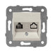 РОЗЕТКА КОМПЮТЪР МЕХАНИЗЪМ БРОНЗ IP20 PANASONIC KARRE PLUS