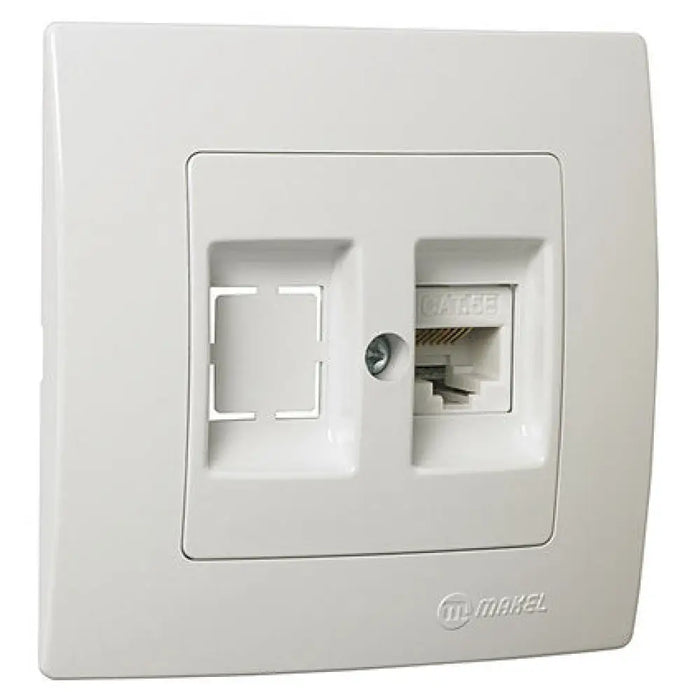 РОЗЕТКА КОМПЮТЪР RJ45 CAT 5E MAKEL Lilium Natural Kare