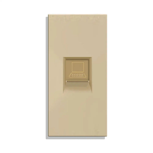 РОЗЕТКА RJ45 1/2 МОДУЛ МЕХАНИЗЪМ ЗЛАТО LUXON