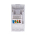 РОЗЕТКА RJ45 1/2 МОДУЛ МЕХ. БЯЛА LUXON