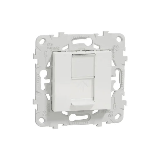 РОЗЕТКА RJ45 2 МОДУЛА БЯЛА SCHNEIDER UNICA (NU541118)