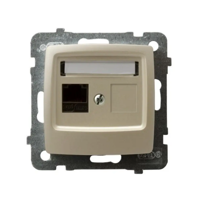РОЗЕТКА RJ45 CAT.5 КРЕМ ПЕРЛА KARO