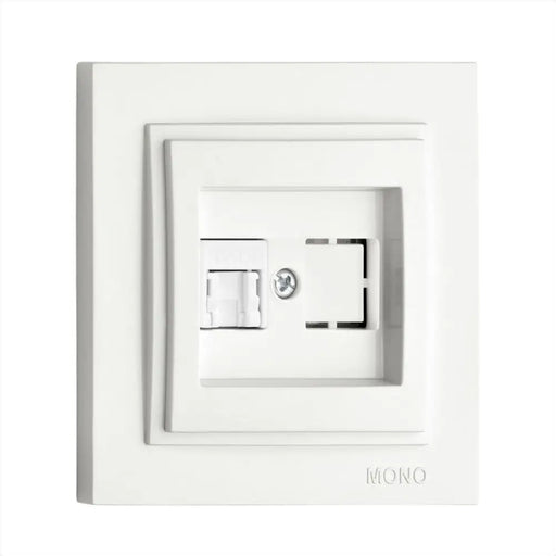 РОЗЕТКА RJ45/CAT6 БЯЛ DESPINA MONO БЯЛ
