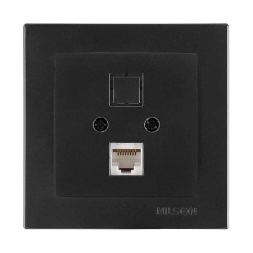 РОЗЕТКА RJ45 ЧЕРЕН МАТ NILSON ALEGRA
