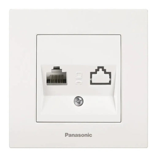 РОЗЕТКА ТЕЛЕФОННА RJ11 БЯЛА PANASONIC