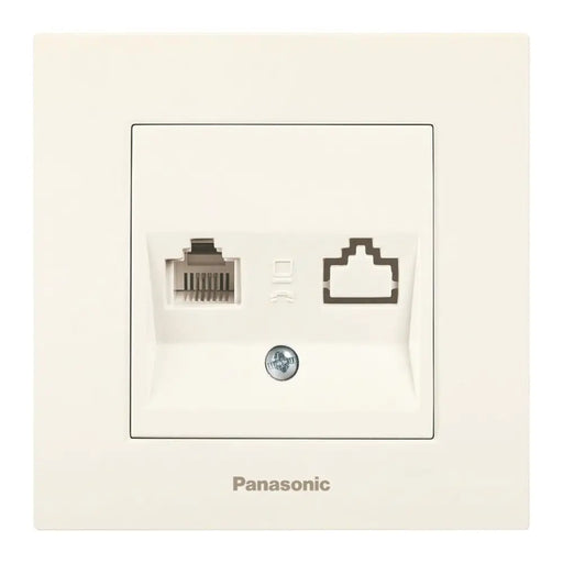 РОЗЕТКА ТЕЛЕФОННА RJ11 КРЕМ PANASONIC