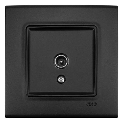 РОЗЕТКА TV ЧЕРНО 12DB VIKO BY PANASONIC Linnera Life