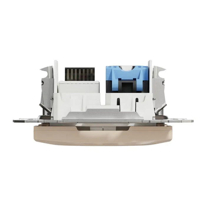 РОЗЕТКА TV + RJ45 CAT.6 UTP КРЕМ SEDNA