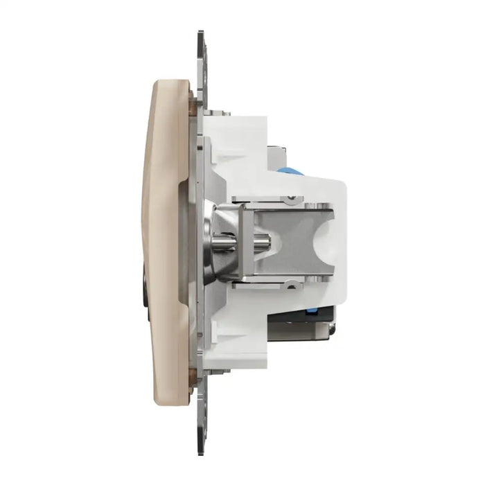 РОЗЕТКА TV + RJ45 CAT.6 UTP КРЕМ SEDNA