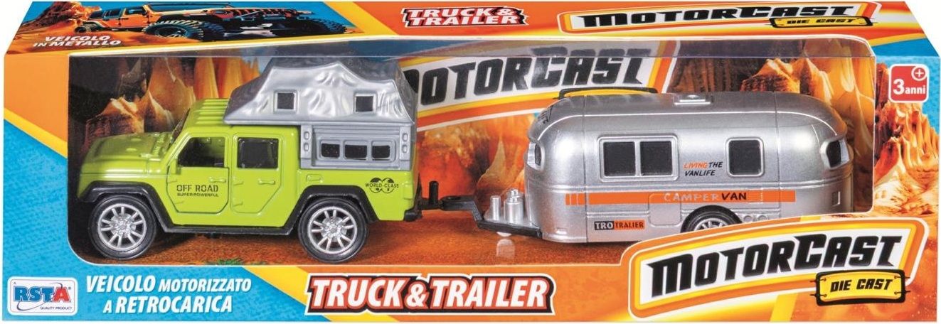 Детска играчка RS Toys - Джип с каравана, асортимент