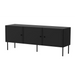 RTV 3D шкаф PALAZZO BIS 151x40x60 черен мат