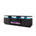 RTV EVA шкаф с електрическа камина 180x40x52 см