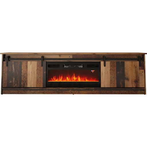 RTV GRANERO + шкаф за камина 200x56.7x35 старо дърво