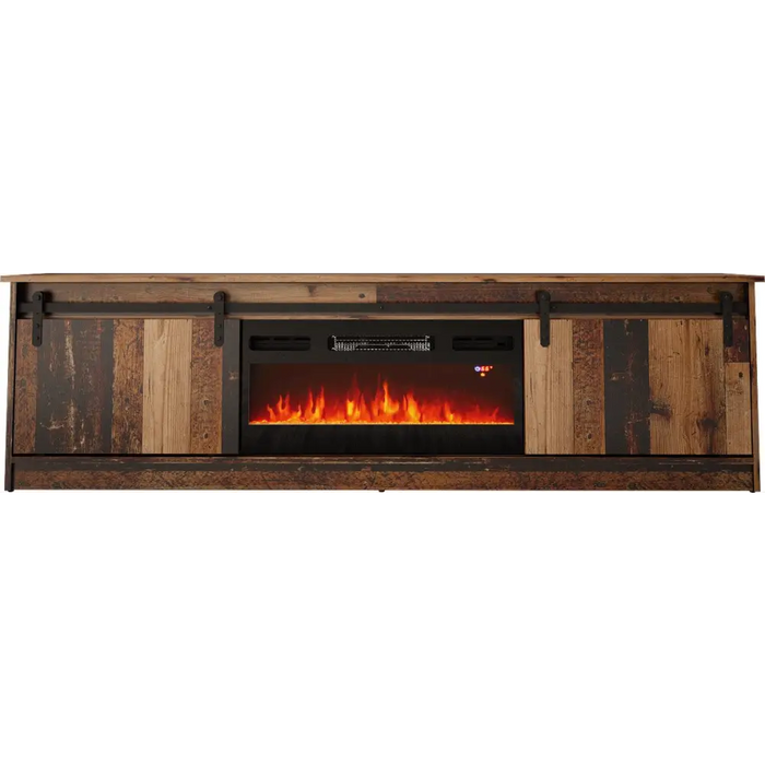 RTV GRANERO + шкаф за камина 200x56.7x35 старо дърво