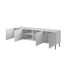 RTV HOLE шкаф 190x40.5x59.5 см бял мат