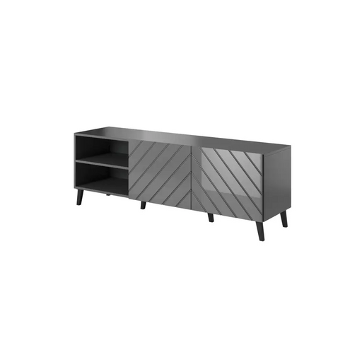 RTV шкаф ABETO 150x42x52 графит/гланц