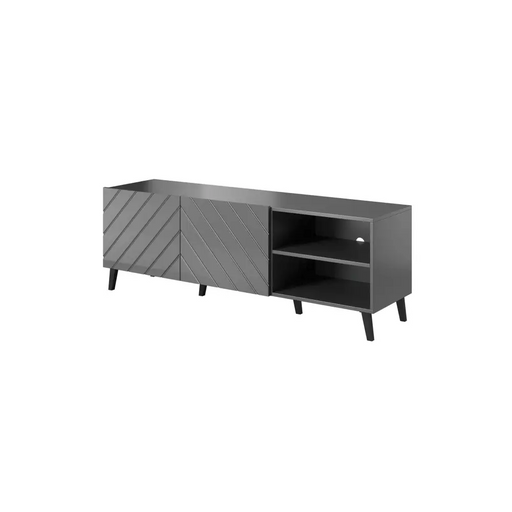 RTV шкаф ABETO 150x42x52 графит/гланц