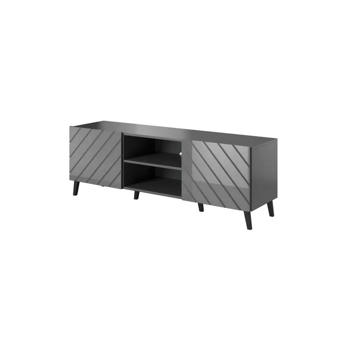 RTV шкаф ABETO 150x42x52 графит/гланц