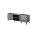 RTV шкаф ABETO 150x42x52 графит/гланц