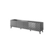 RTV шкаф ABETO 200x42x52 графит/гланц